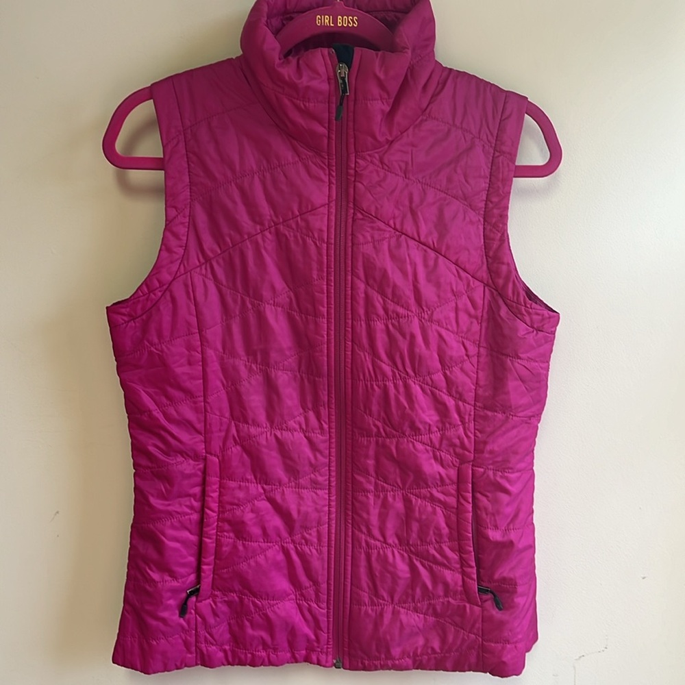 Columbia Women's Omni-Heat Omni-Shield Quilted Puffer Vest Pink Size M